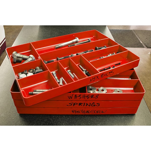 Red Details about   Ernst Manufacturing Home and Garage Organizer Tray 10-Compartments